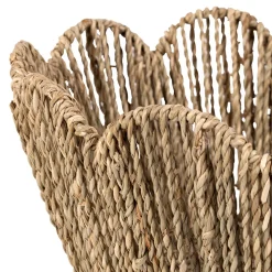 Lot de 2 corbeilles en jonc de mer naturel - Chaumière