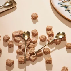 Lot de 4 cuillères à café en inox doré - Gourmet