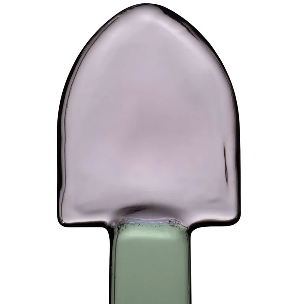 Lot de 6 cuillères à glace en verre borosilicate multicolore - Colorea