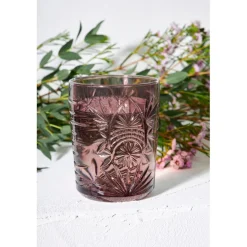 Lot de 4 gobelets en verre rose 35cl - Starla