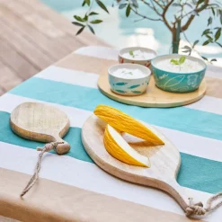 Lot de 2 planches a découper en manguier naturel - Eté A La Mer