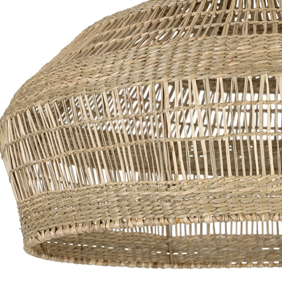 Lot de 2 suspensions en jonc de mer non électrifiées d58/d42cm - Cordlacy