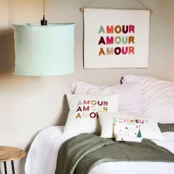 Lot de 2 suspensions en lin vert d'eau non électrifiée - Noho