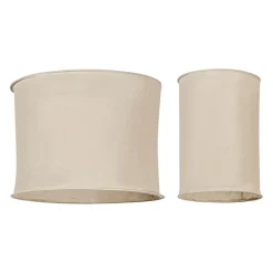 Lot de 2 suspensions en lin taupe non électrifiée - Noho