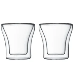 Lot de 2 tasses double paroi 10cl - assam
