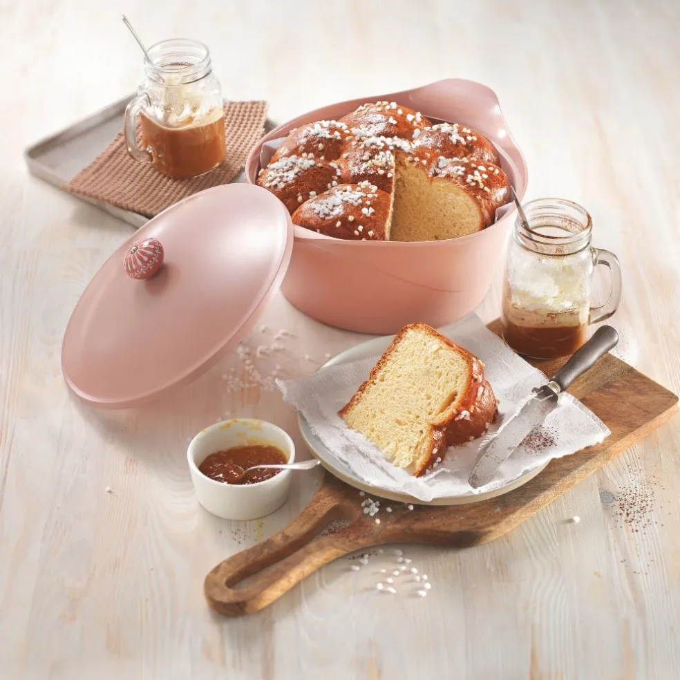 L'incroyable Cocotte guimauve d24cm avec poignée bonbon