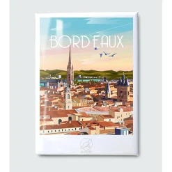 Magnet ville Bordeaux 2 6.5x9cm