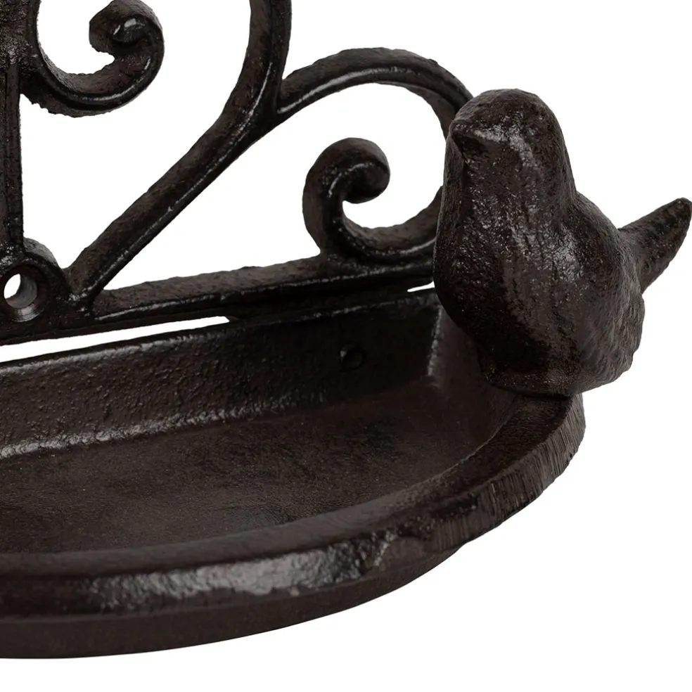 Mangeoire murale en fonte brun - Fauvette