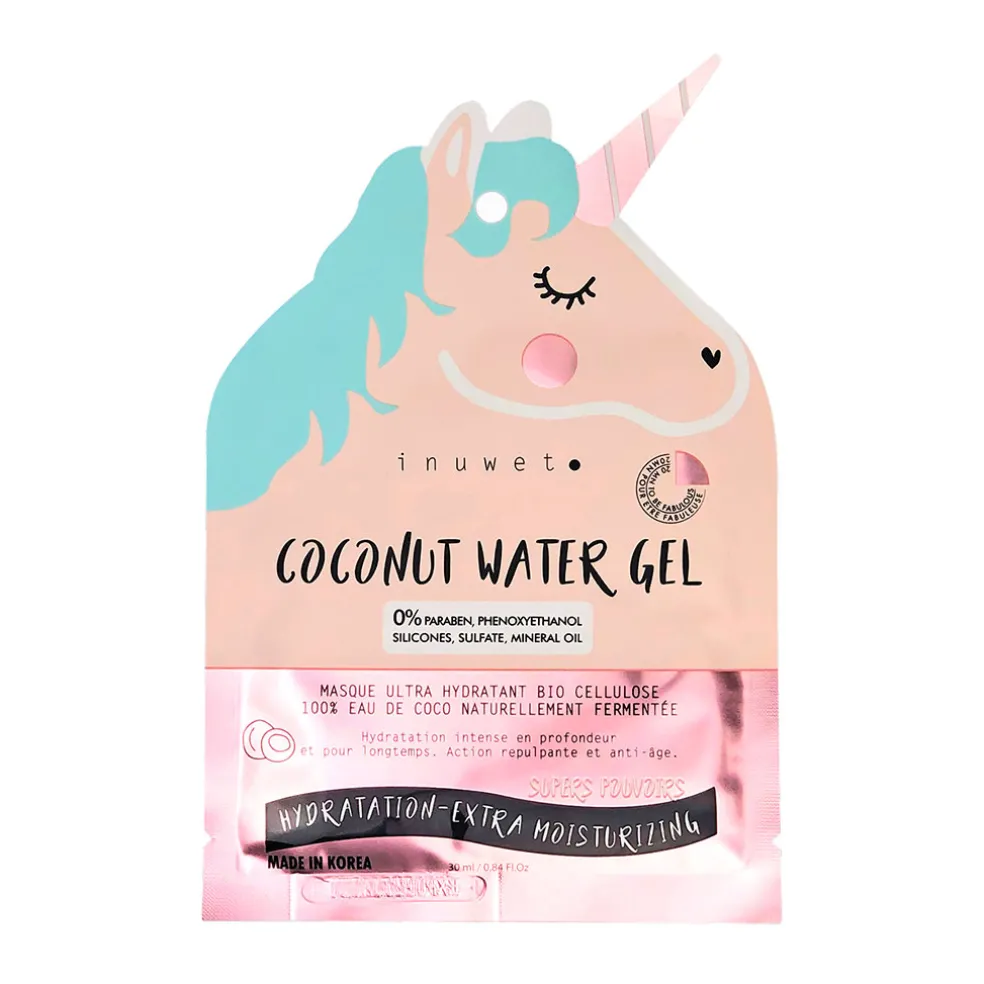 Masque visage licorne hydratant en bio cellulose