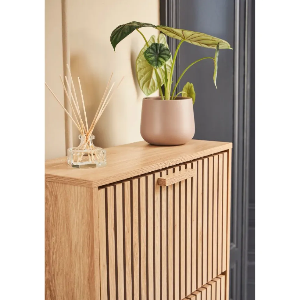 Meuble à chaussures 3 portes H113cm - Kara