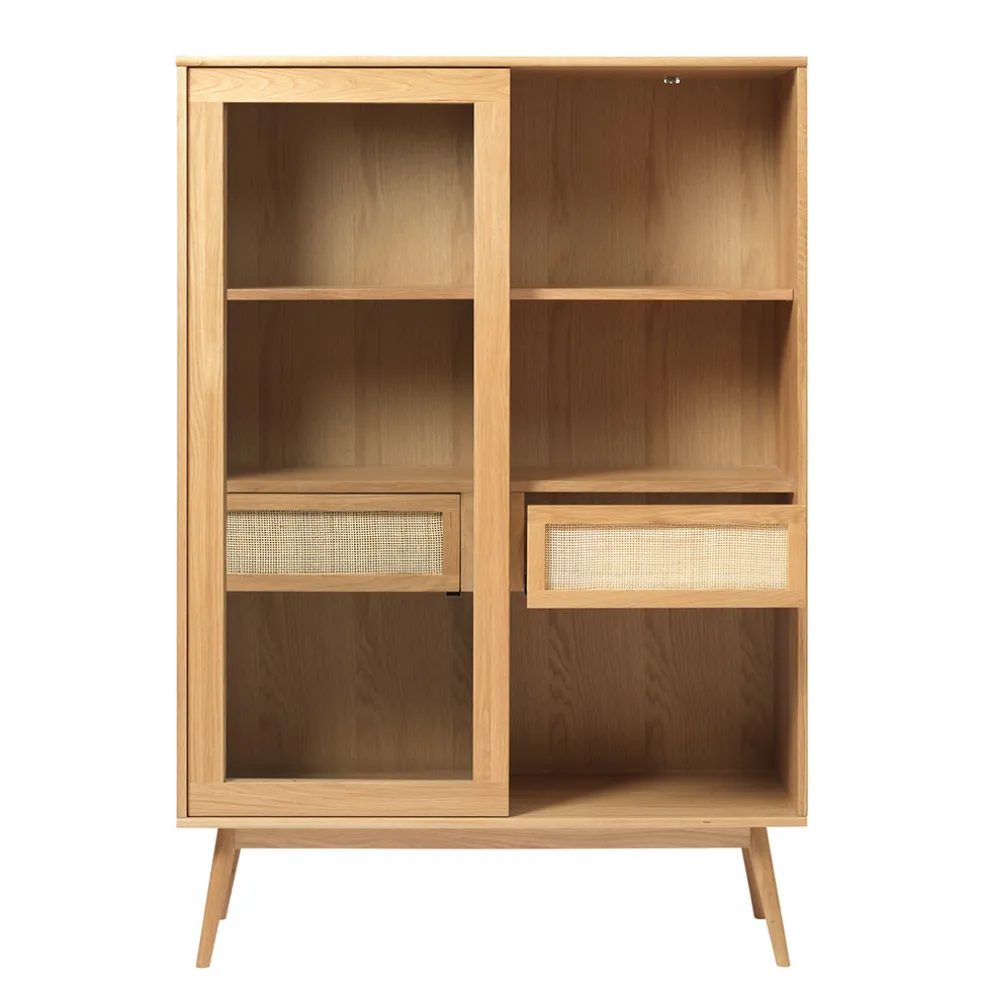 Meuble haut en placage chêne naturel h160cm - barrali