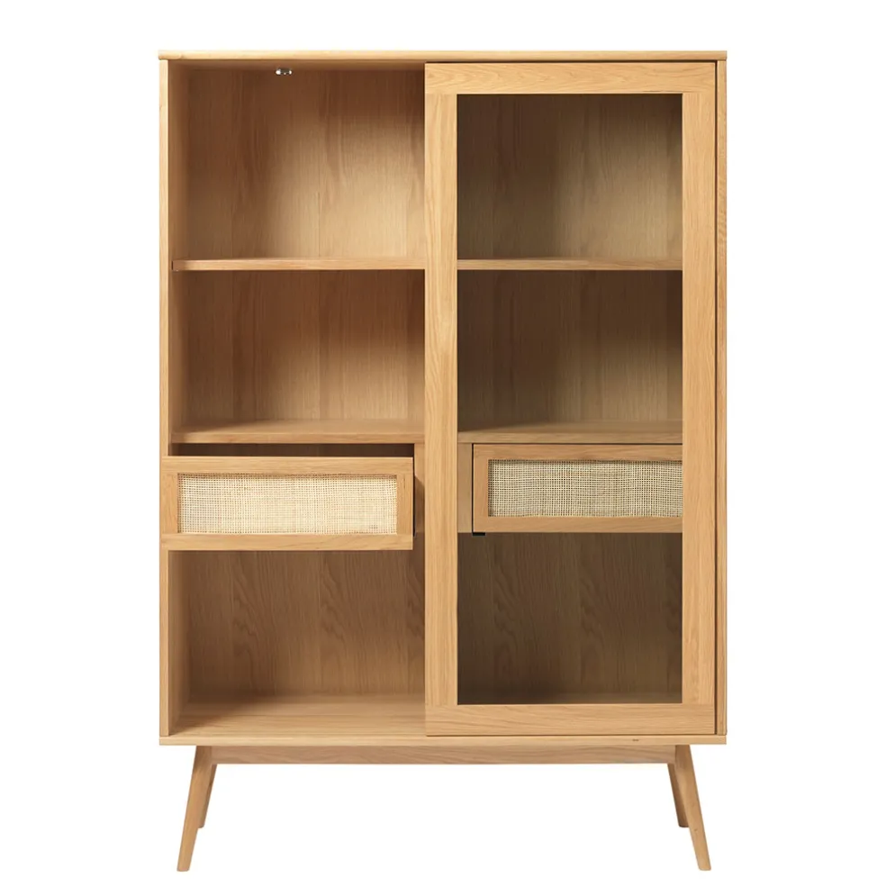 Meuble haut en placage chêne naturel h160cm - barrali