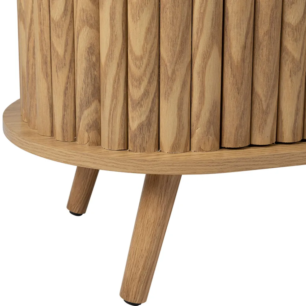 Meuble TV en bois L130cm - Saori