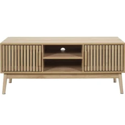 Meuble tv en bois naturel 117x48cm - kara