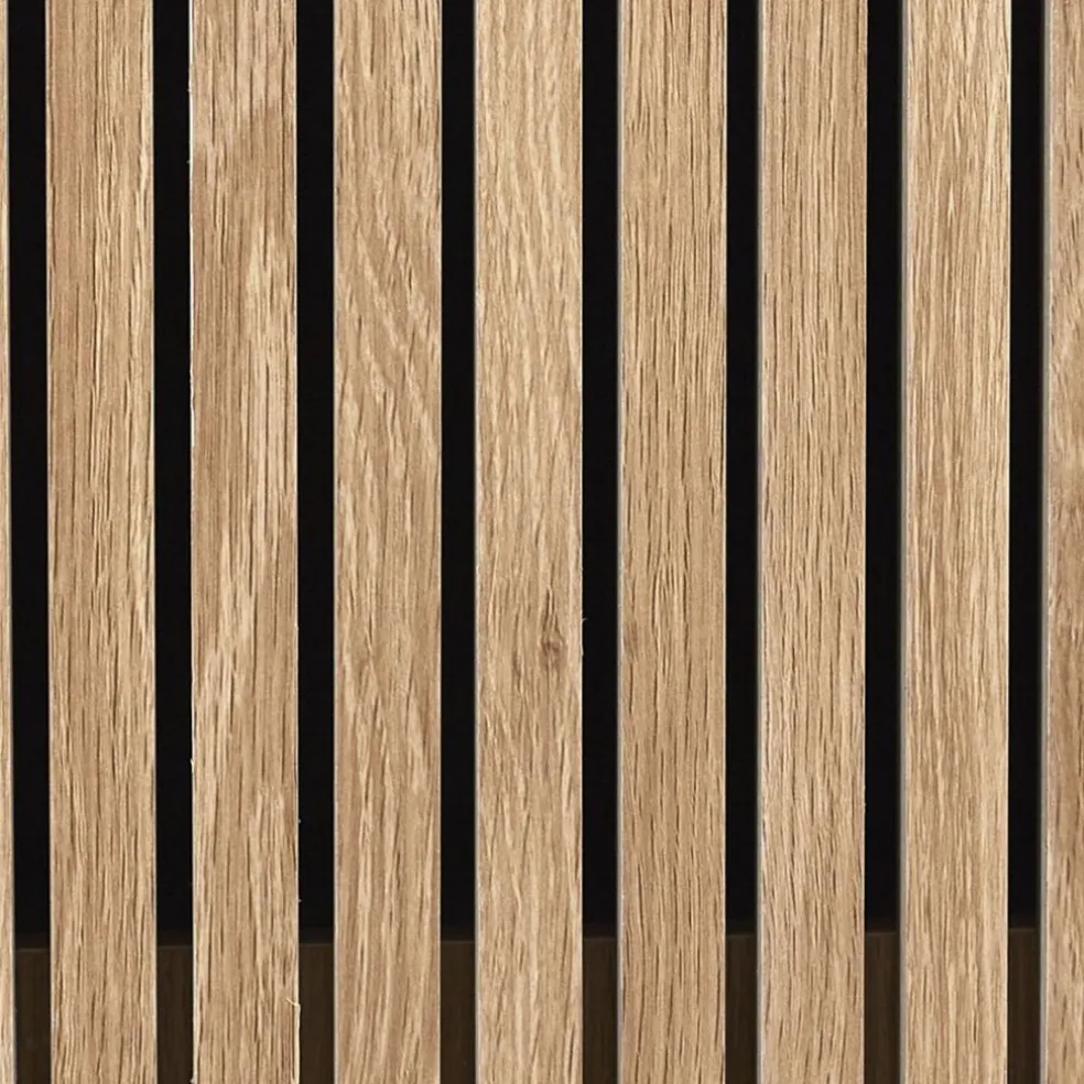 Meuble tv en bois naturel 117x48cm - kara