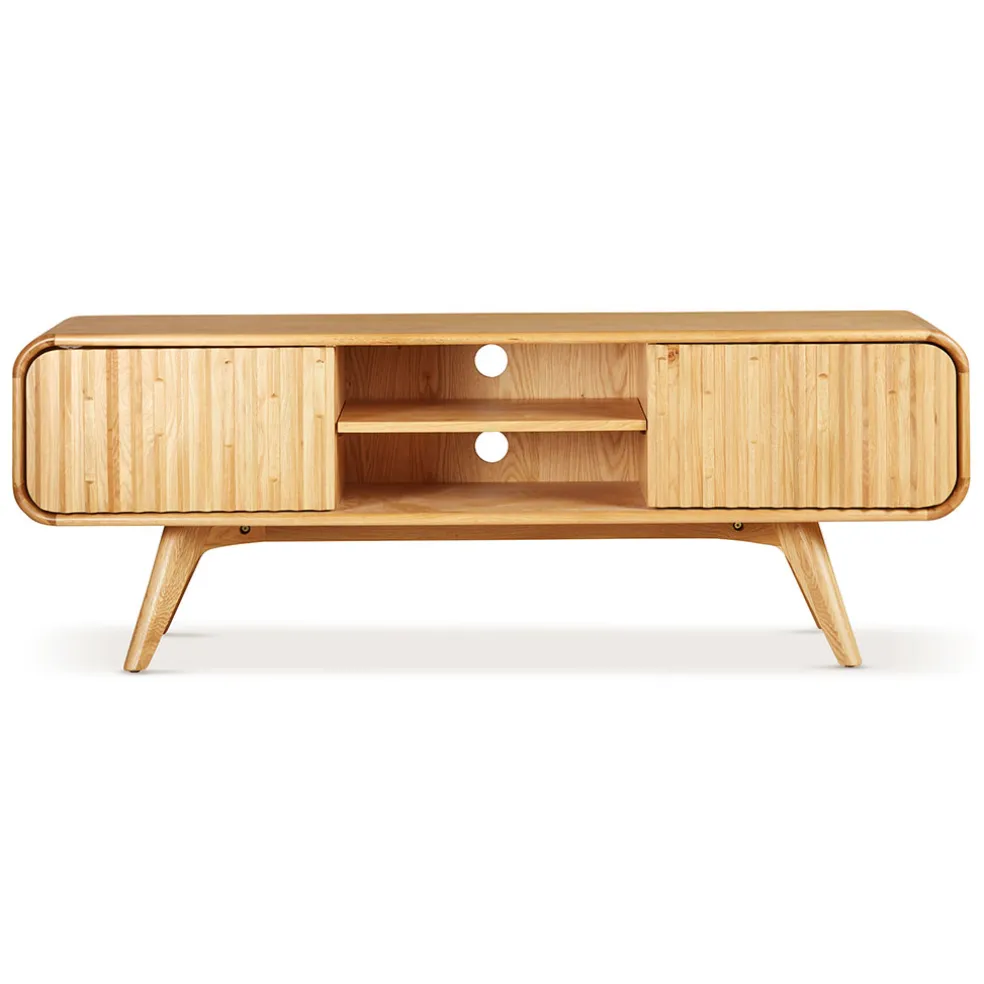 Meuble TV en chêne naturel L165cm - Sublime