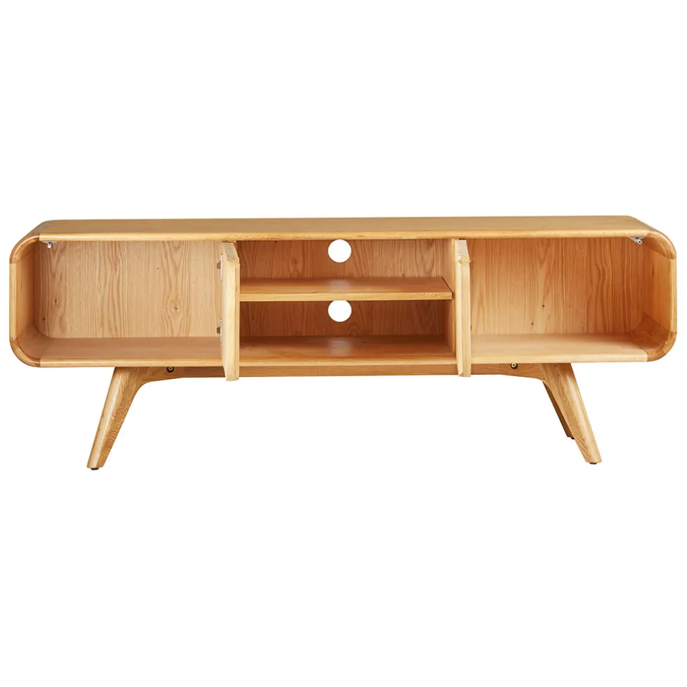 Meuble TV en chêne naturel L165cm - Sublime