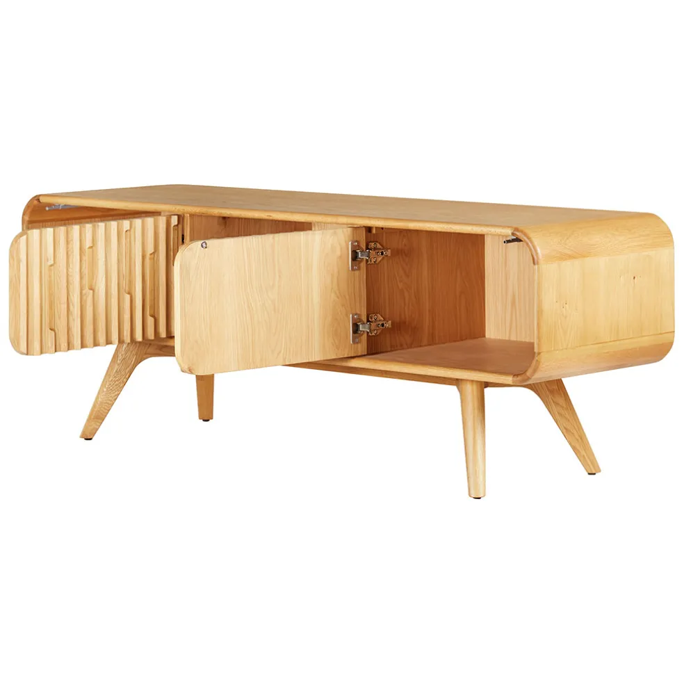 Meuble TV en chêne naturel L165cm - Sublime