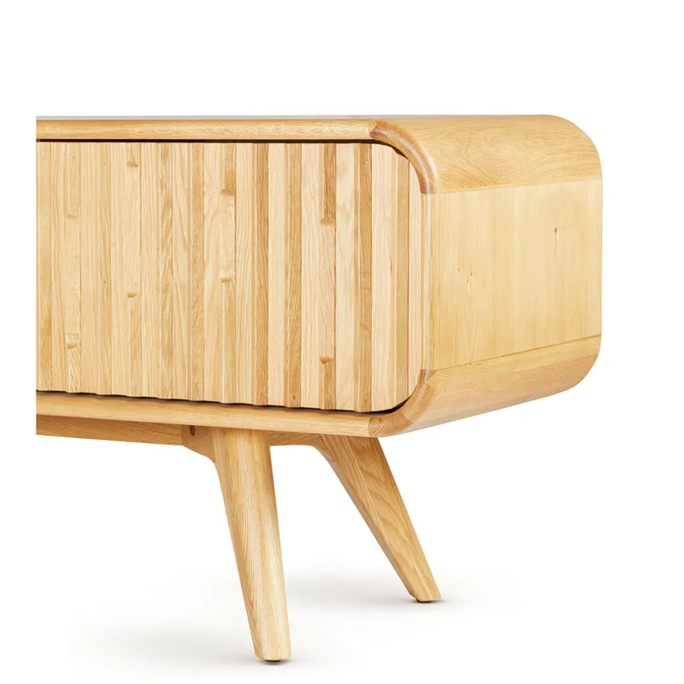 Meuble TV en chêne naturel L165cm - Sublime