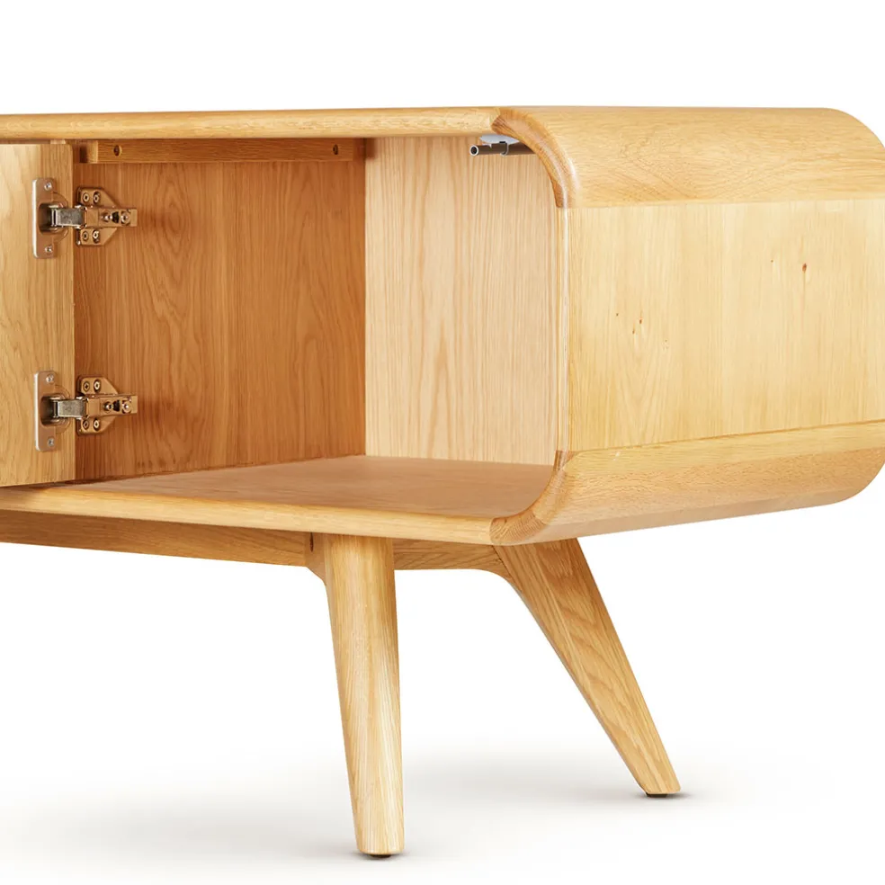 Meuble TV en chêne naturel L165cm - Sublime