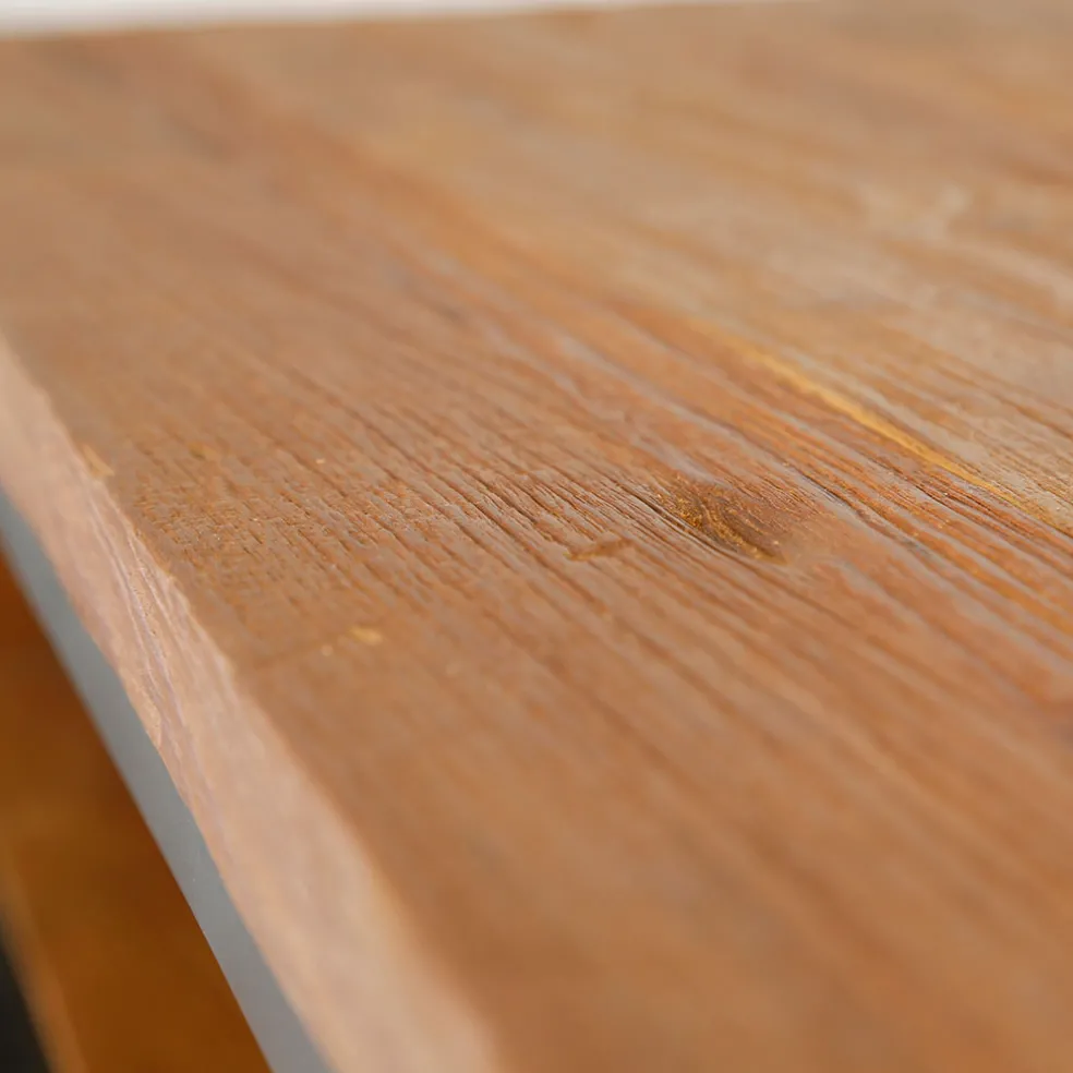 Meuble TV en teck massif 3 tiroirs L150cm - Alix