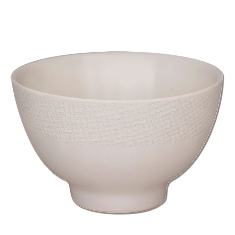 Mini bol en grès blanc d9.5cm - vesuvio