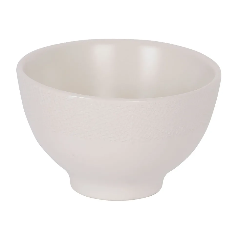 Mini bol en grès blanc d9.5cm - vesuvio