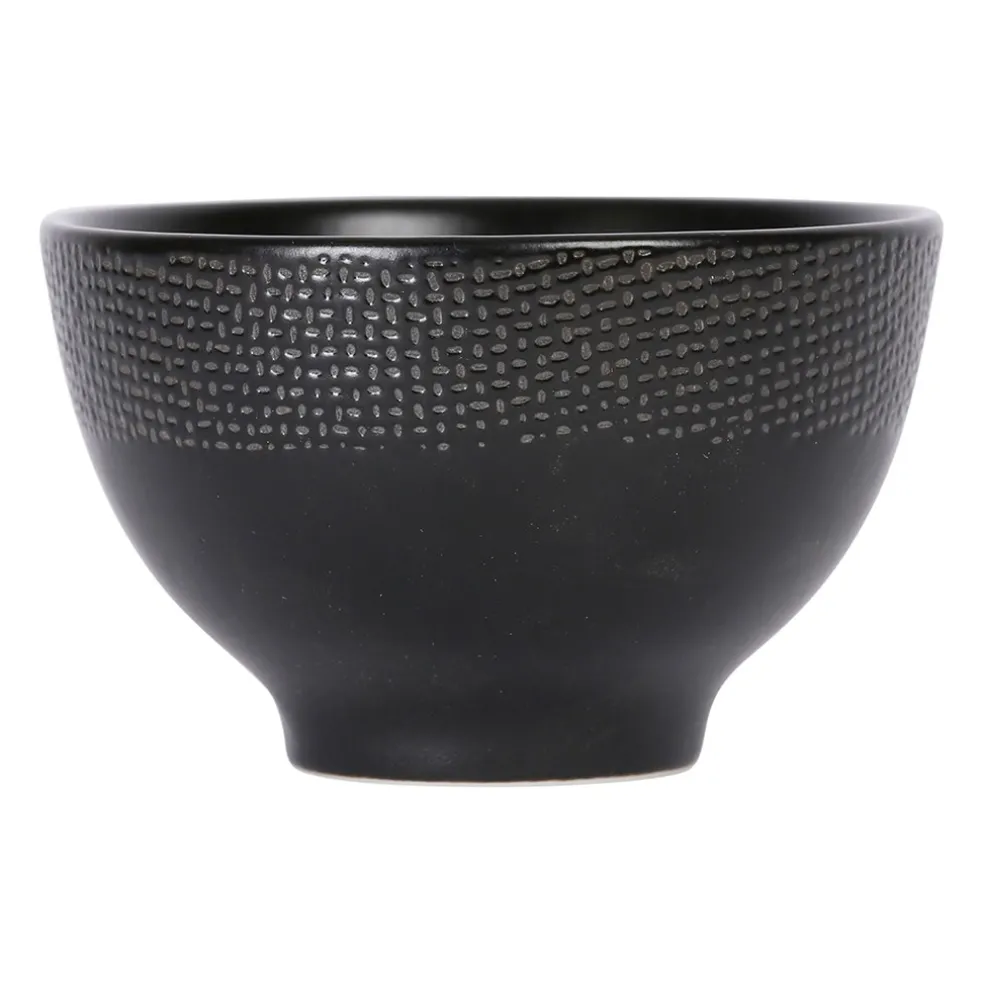 Mini bol en grès noir d9.5cm - vesuvio
