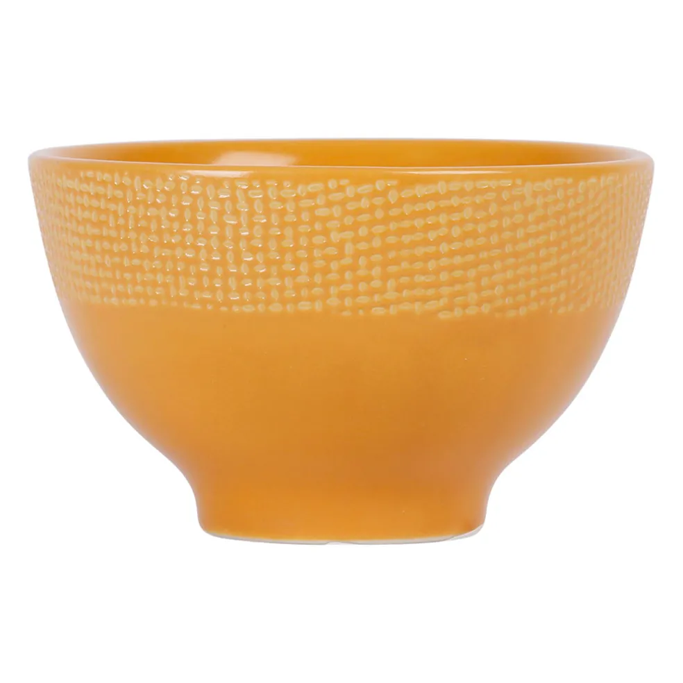 Mini bol en grès safran d9.5cm - vesuvio