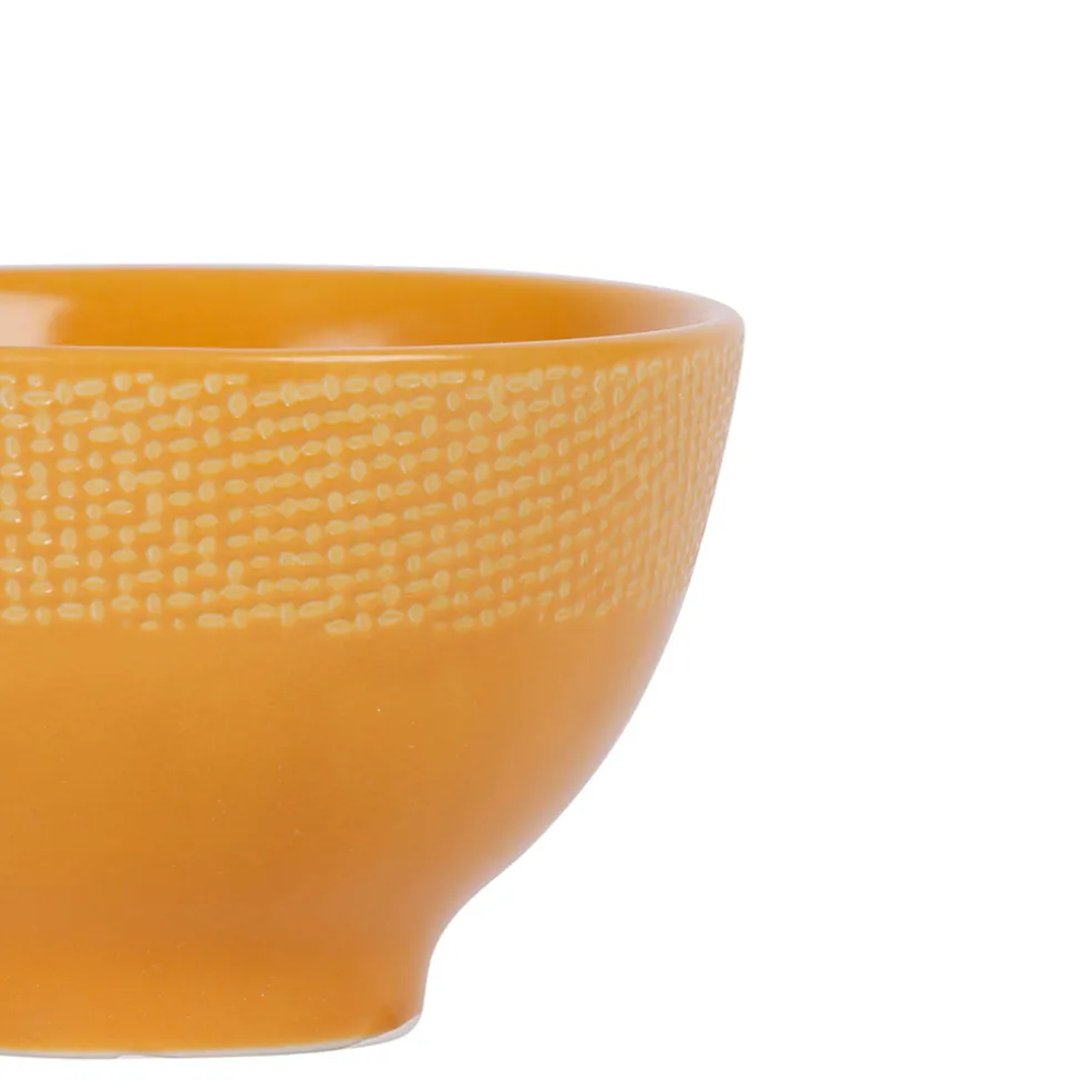 Mini bol en grès safran d9.5cm - vesuvio