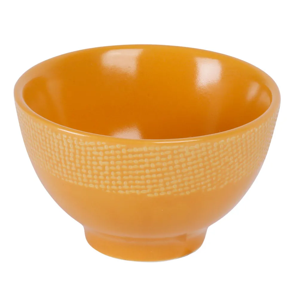 Mini bol en grès safran d9.5cm - vesuvio