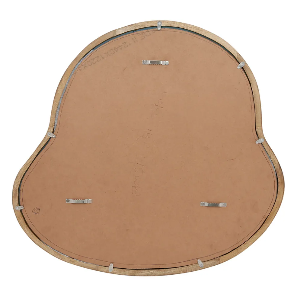 Miroir asymetrique en manguier 66x62cm - Hervea