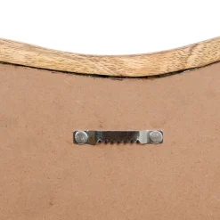 Miroir asymétrique en bois naturel de manguier 57x40cm - Hervea