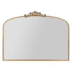 Miroir baroque en fer doré 101x77.5cm - lore