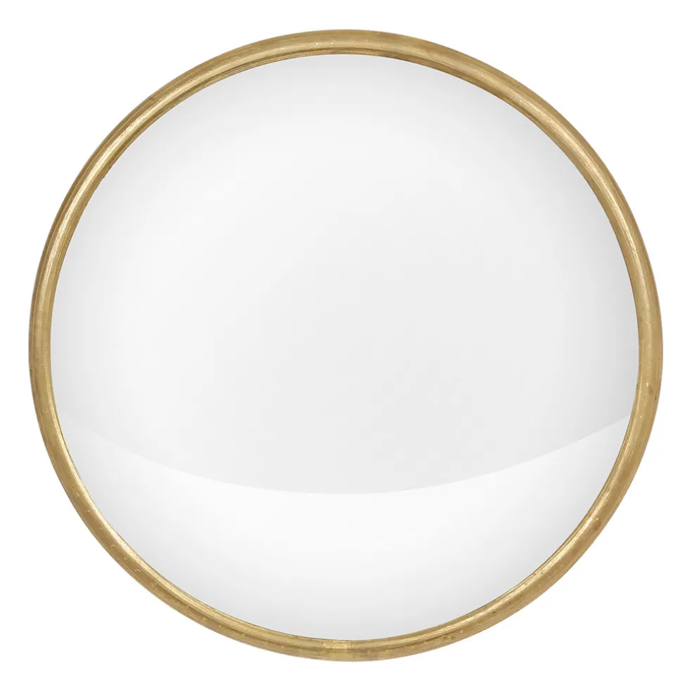 Miroir convex en laiton doré d21.5cm - edman