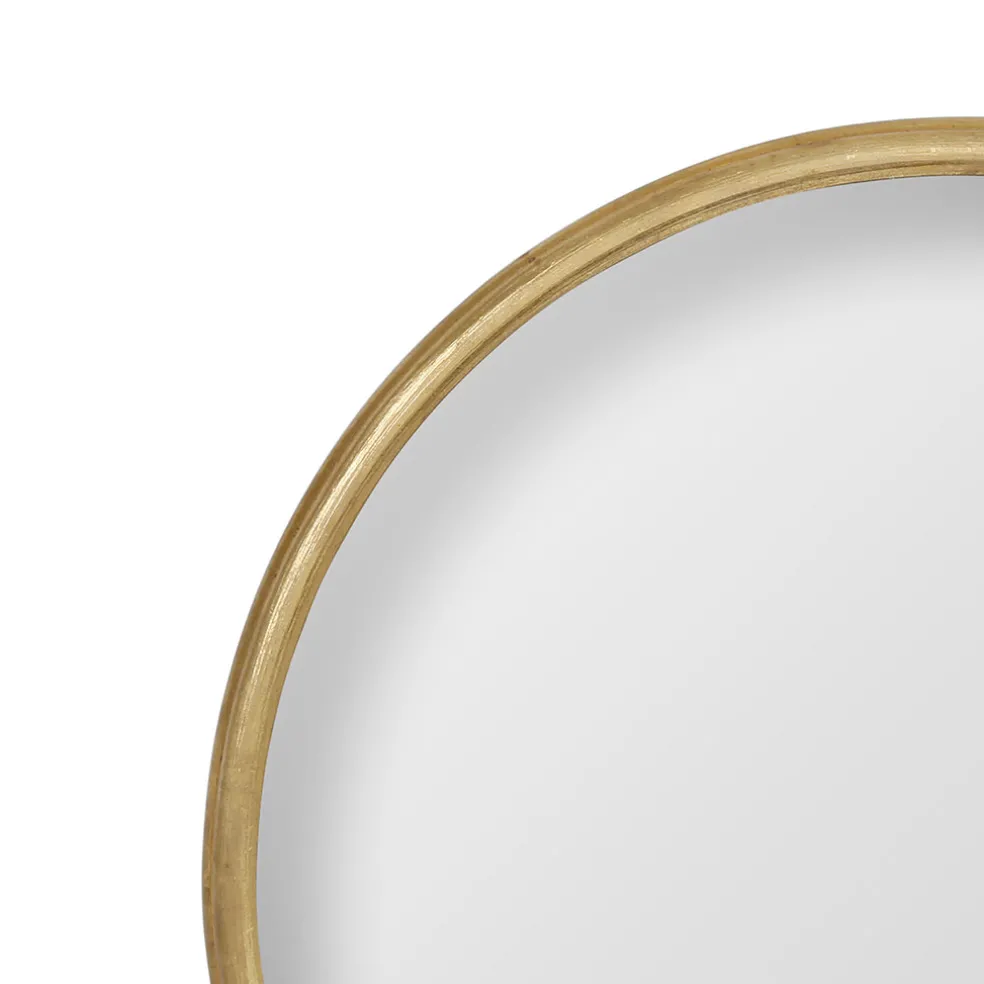 Miroir convex en laiton doré d21.5cm - edman