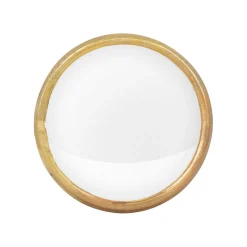 Miroir convexe en laiton doré d11.5cm - edman