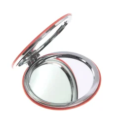 Miroir de poche Maitresse rose d7cm - Sunny