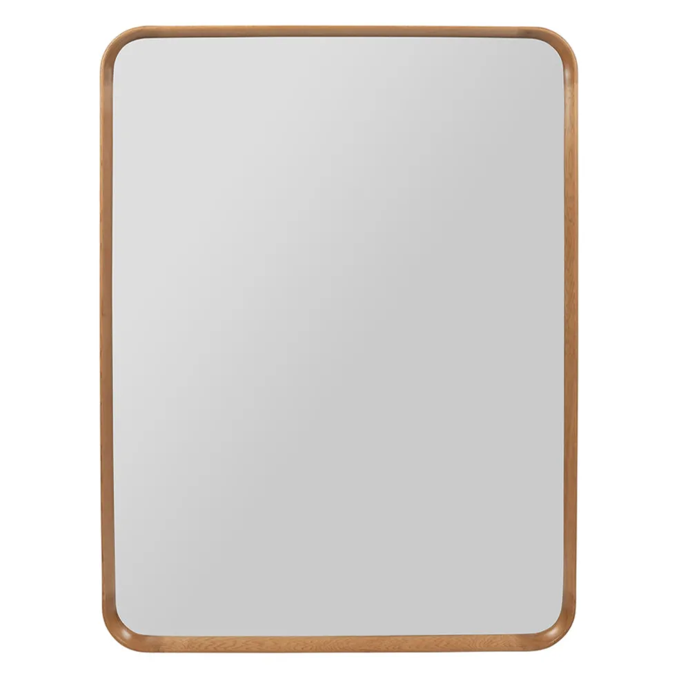 Miroir en chêne naturel 90x120cm - Heola