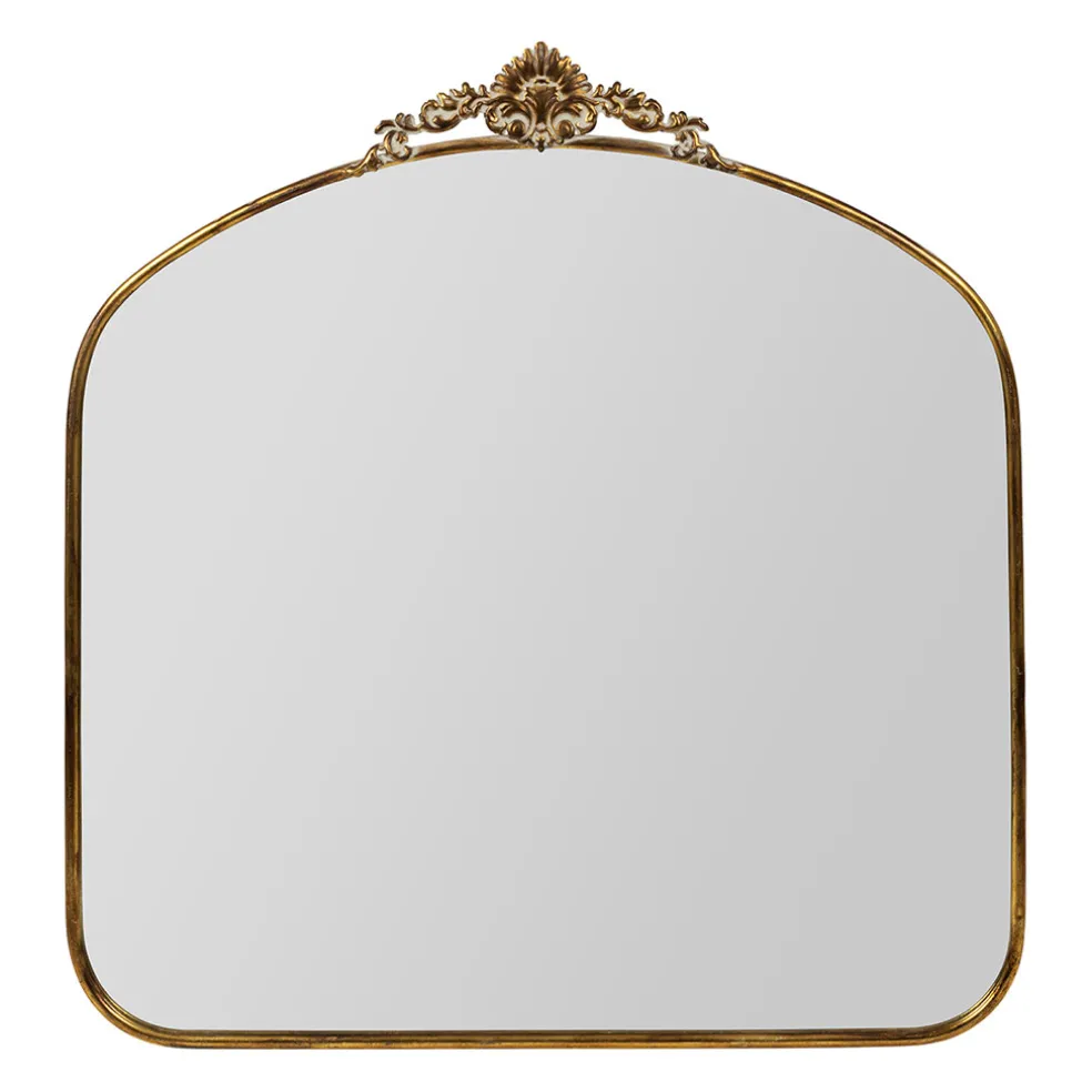 Miroir en fer doré - Charme