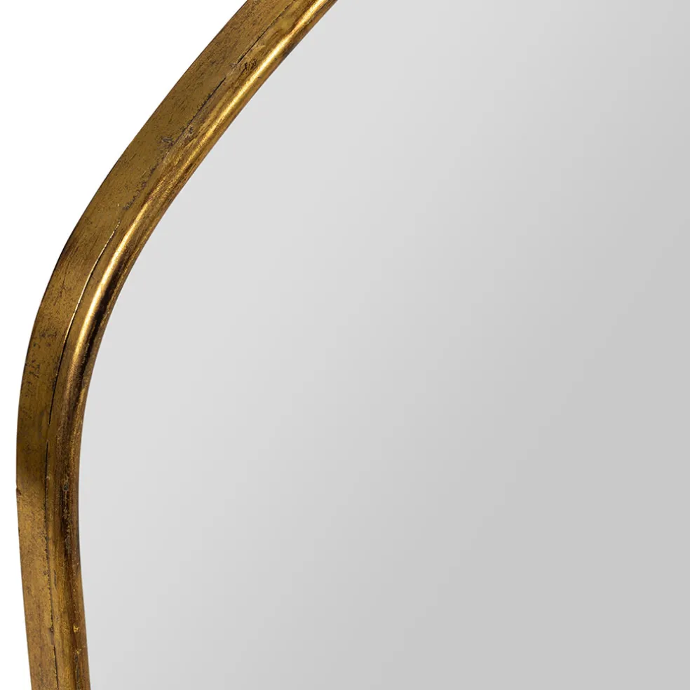 Miroir en fer doré - Charme