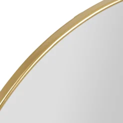 Miroir en fer doré d110cm - Arlequin