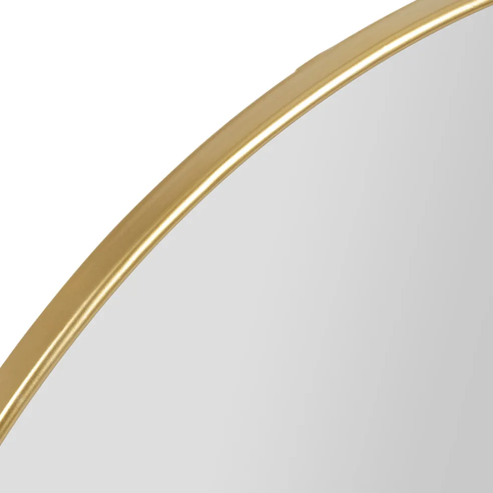 Miroir en fer doré d110cm - Arlequin