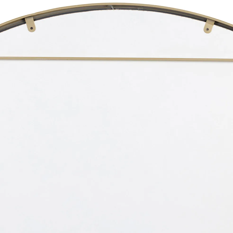 Miroir en fer doré d110cm - Arlequin