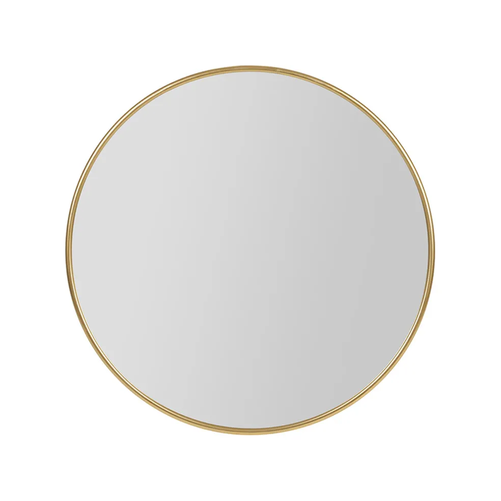 Miroir en fer doré d70cm - Arlequin