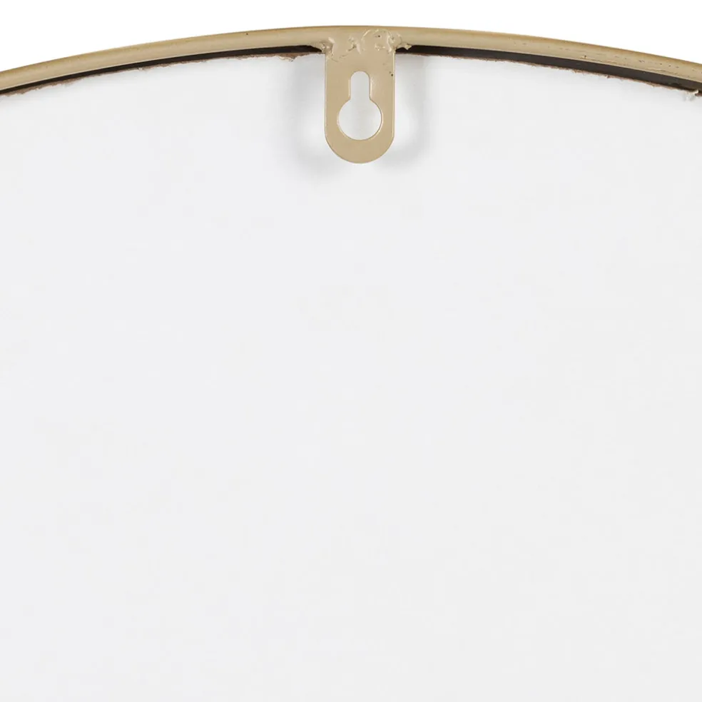 Miroir en fer doré d70cm - Arlequin