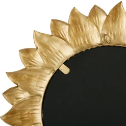 Miroir en fer doré d40cm - aureol