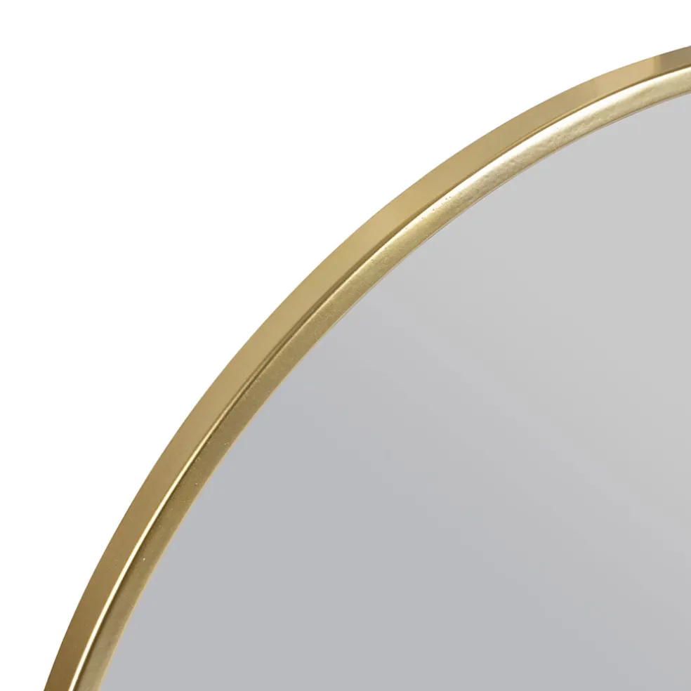 Miroir en fer doré d60cm - Ilena