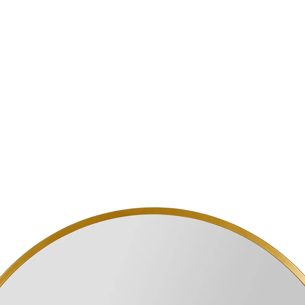 Miroir en fer doré d60cm - Ilena