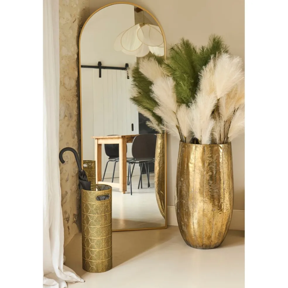 Miroir en fer doré h187cm - Badria